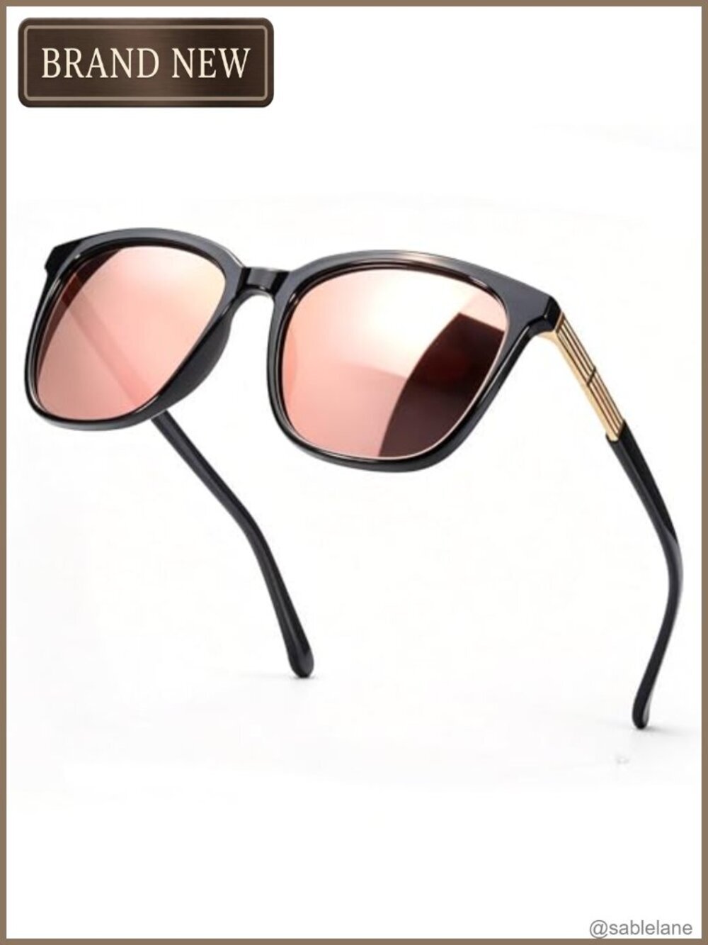 Oversized Square Sunglasses UV400 Protection Polarized Lightweight Women